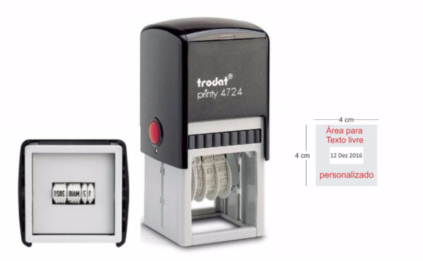 Carimbo automático Datador Trodat 4724 - Image 3