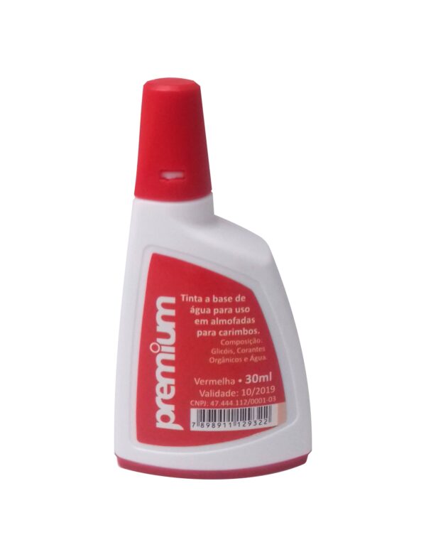 Tinta premium 30ml vermelho