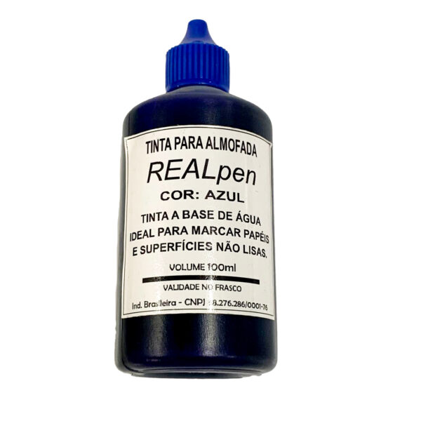 Tinta Real Pen 100ml  azul