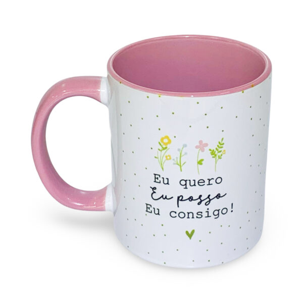 Caneca em cerâmica eu consigo