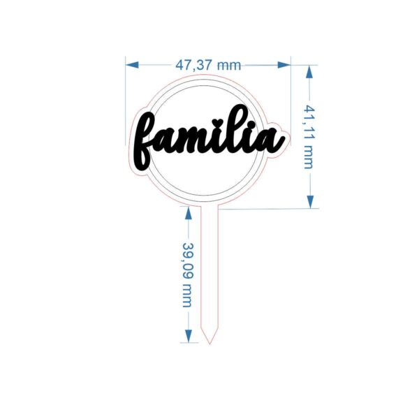 Enfeite para cuia de chimarão "família" - Image 2